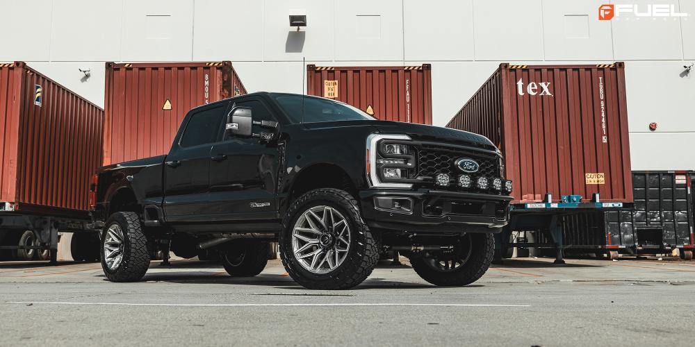  Ford F-250 with Fuel 1-Piece Wheels Flux 8 - FC854AX